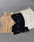 Women Sleeveless Knitted Co-Ord Sets
